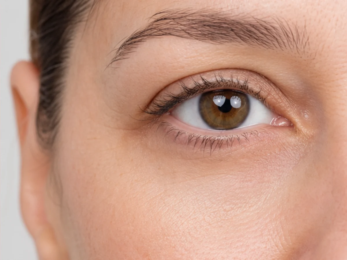 More rested-looking eye area after eight weeks